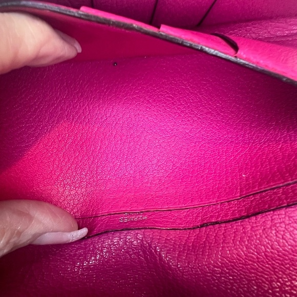 HERMES BEARN TRIFOLD LEATHER WALLET BLACK - Picture 10 of 15